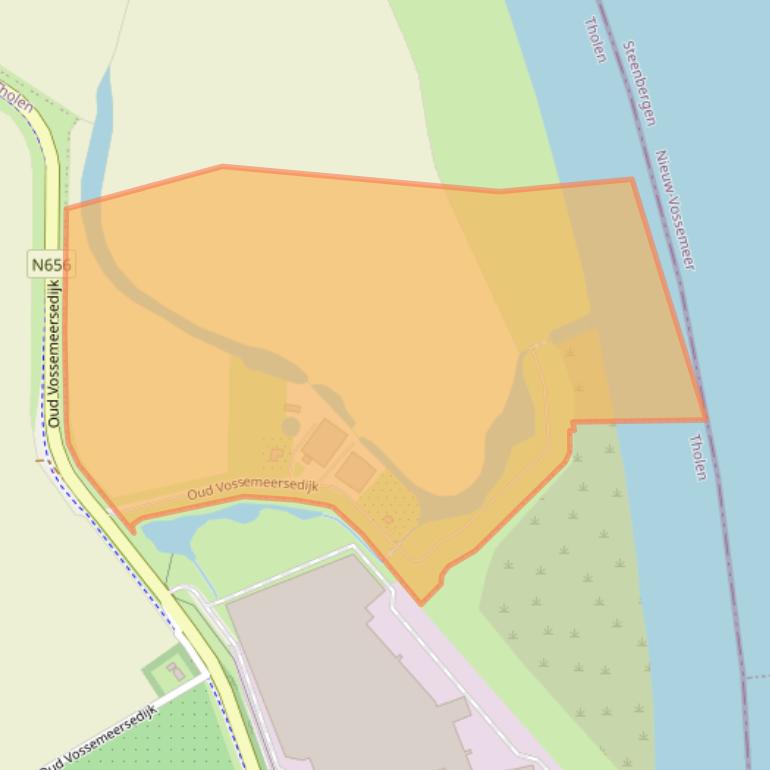 Kaart van postcodegebied 4698PA.