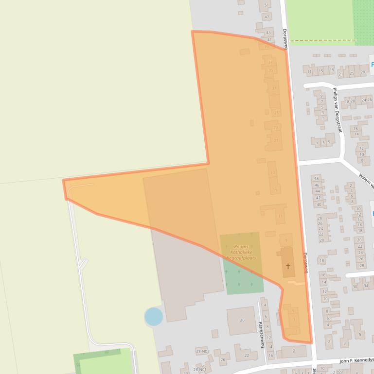 Kaart van postcodegebied 4698RD.