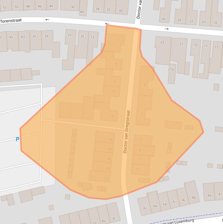 Kaart van postcodegebied 4701AR.