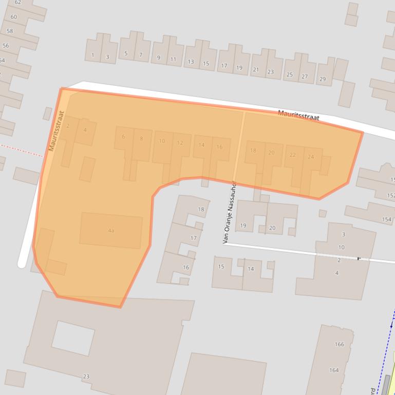 Kaart van postcodegebied 4701GB.