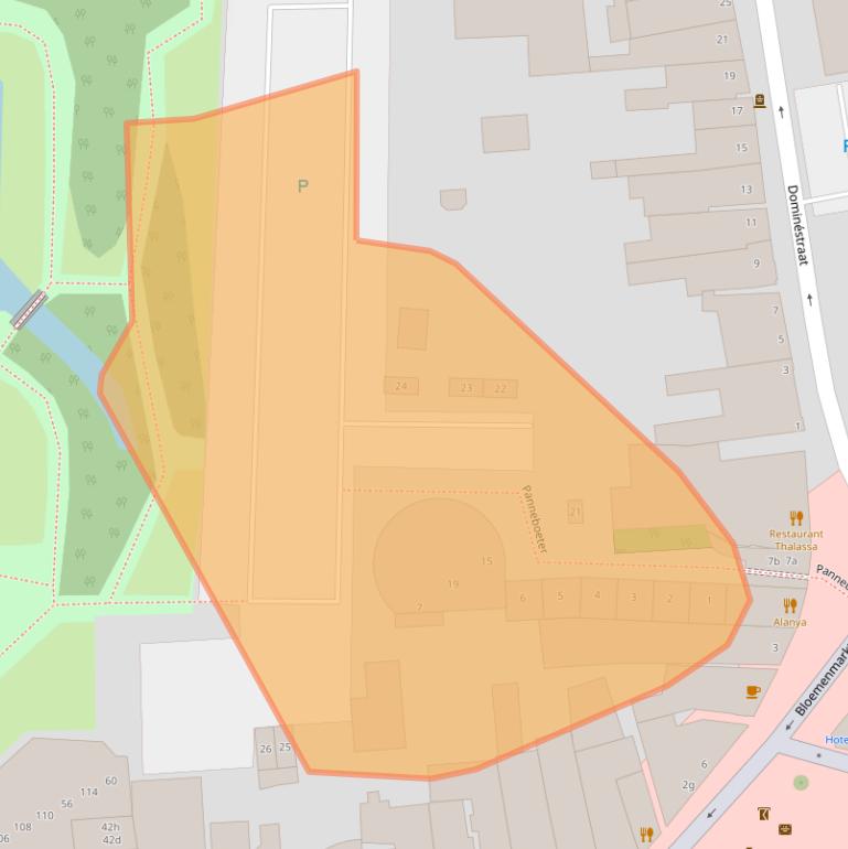 Kaart van postcodegebied 4701KG.