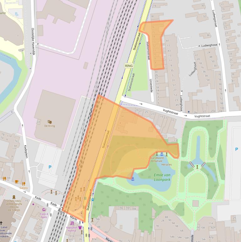 Kaart van postcodegebied 4701NA.