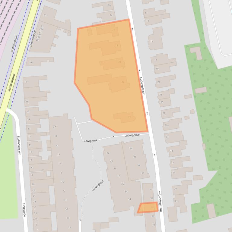 Kaart van postcodegebied 4701NH.