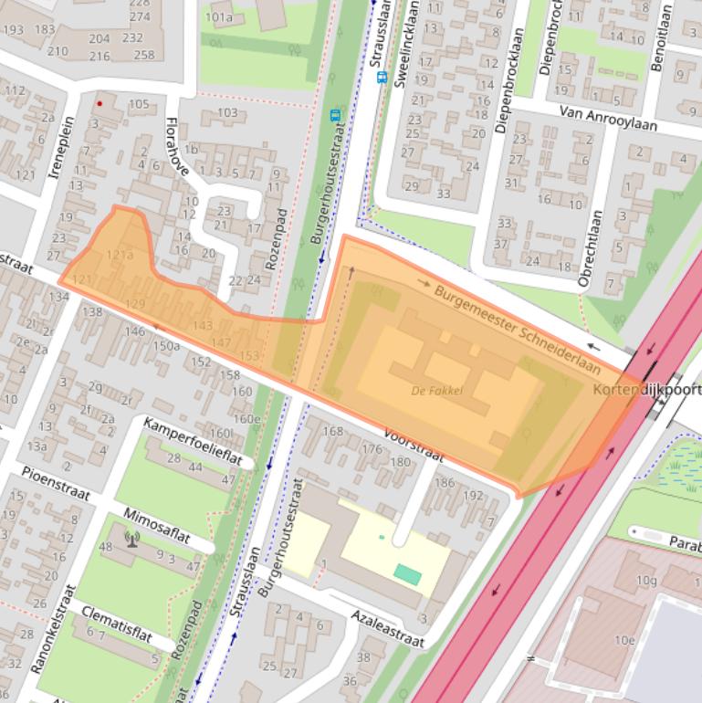 Kaart van postcodegebied 4702EP.