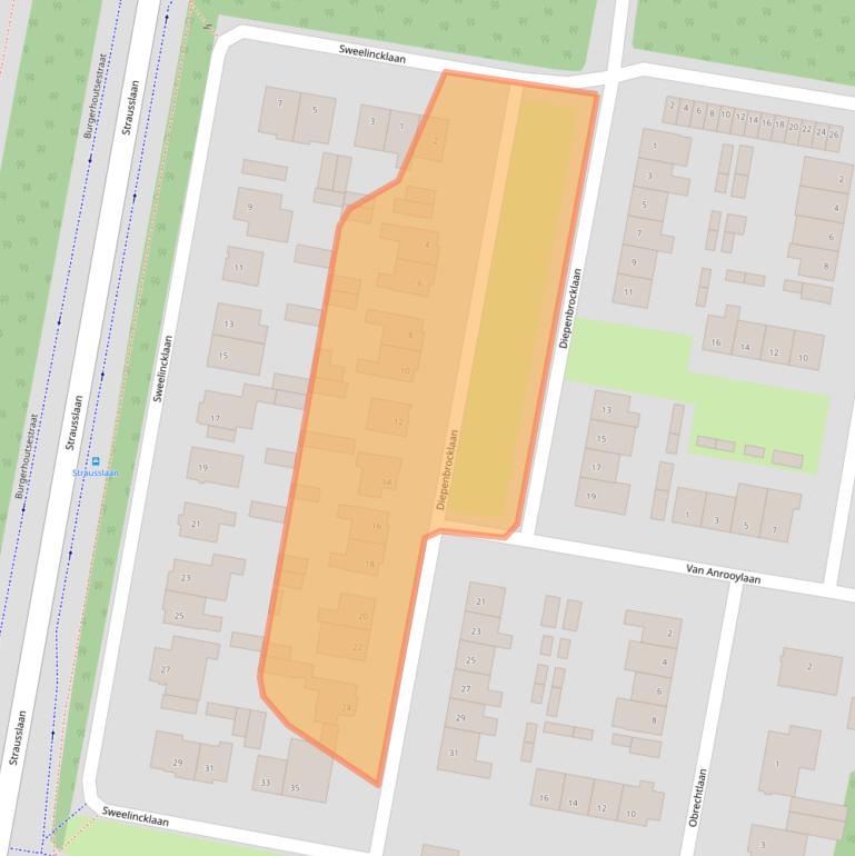 Kaart van postcodegebied 4702HG.