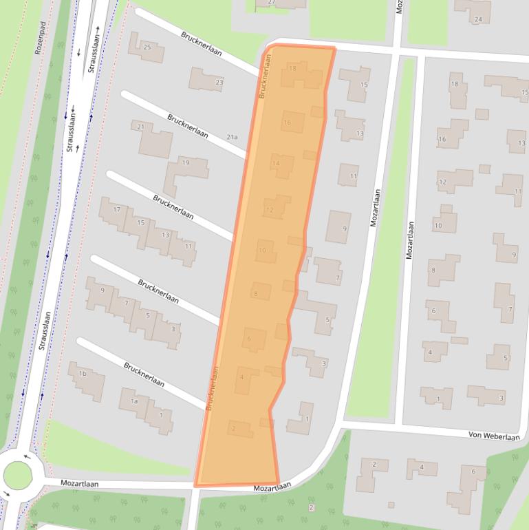 Kaart van postcodegebied 4702HN.