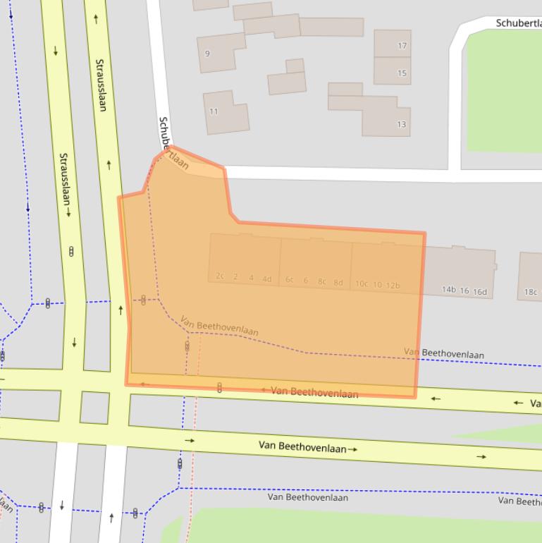 Kaart van postcodegebied 4702KB.