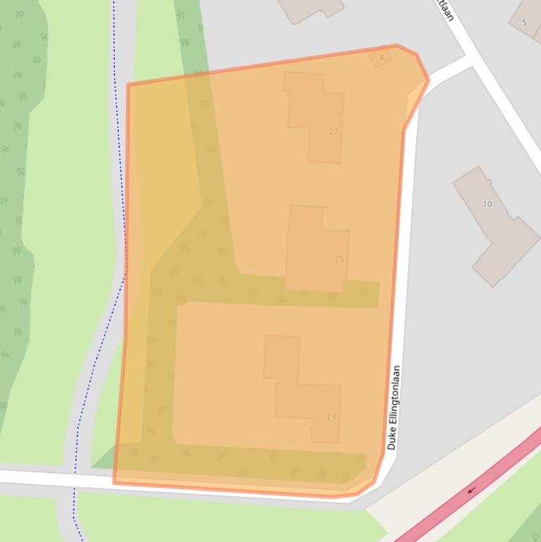 Kaart van postcodegebied 4702KG.