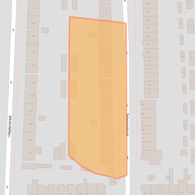 Kaart van postcodegebied 4702PR.