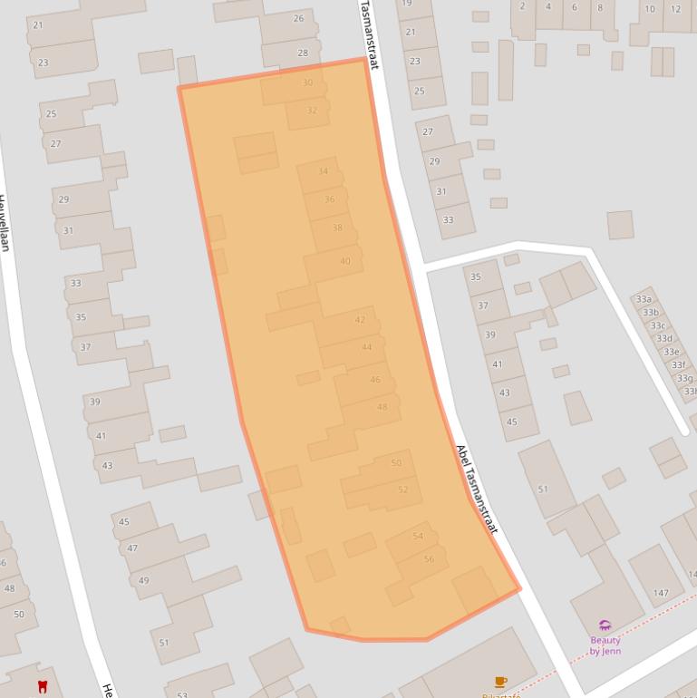 Kaart van postcodegebied 4702TM.