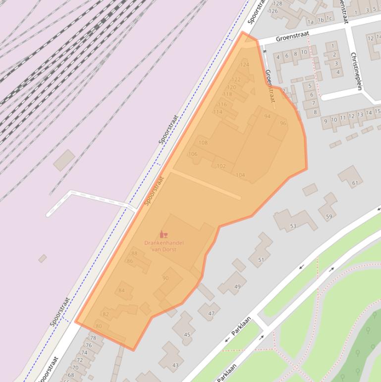 Kaart van postcodegebied 4702VM.