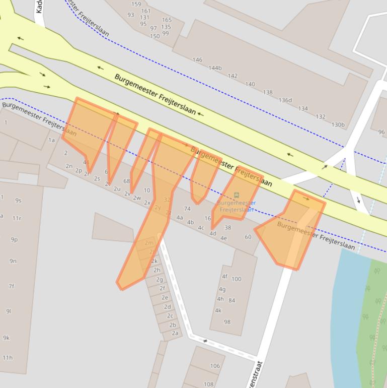 Kaart van postcodegebied 4703BB.