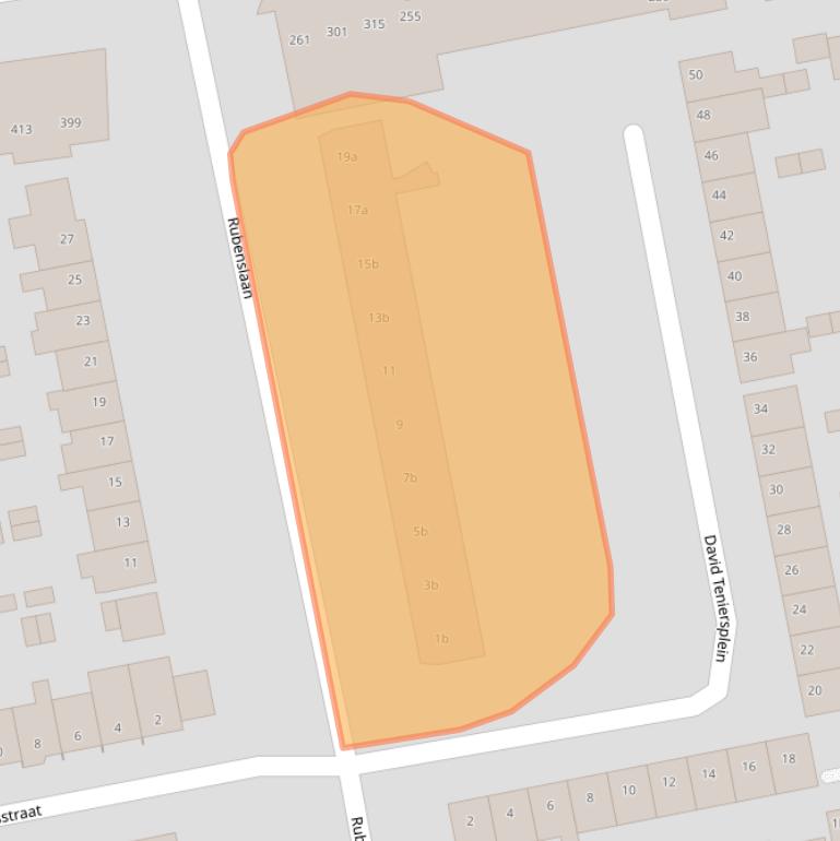 Kaart van postcodegebied 4703CH.