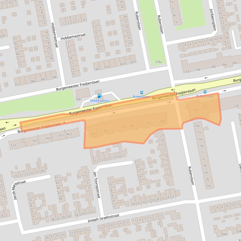 Kaart van postcodegebied 4703EH.