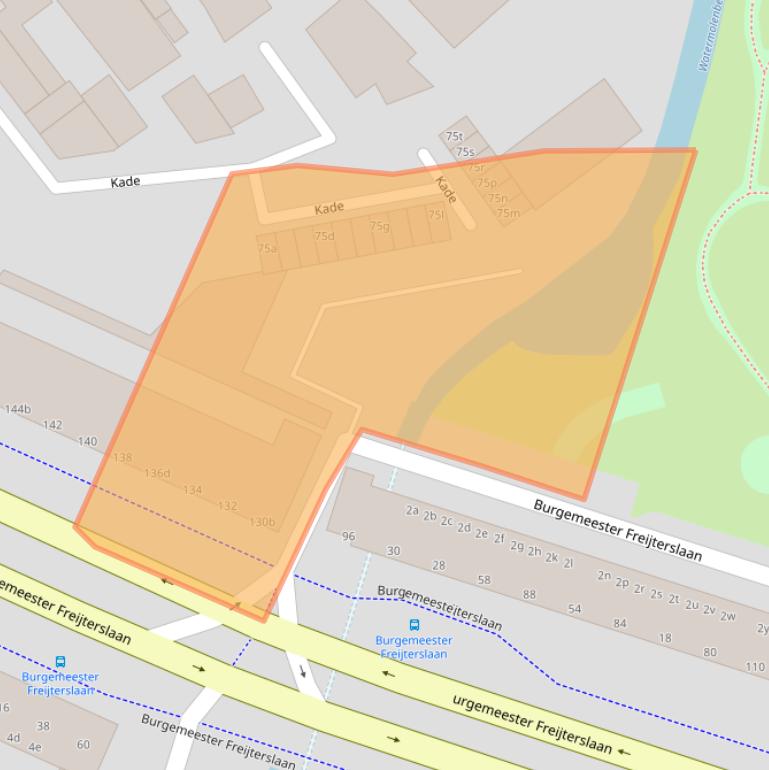 Kaart van postcodegebied 4703ET.