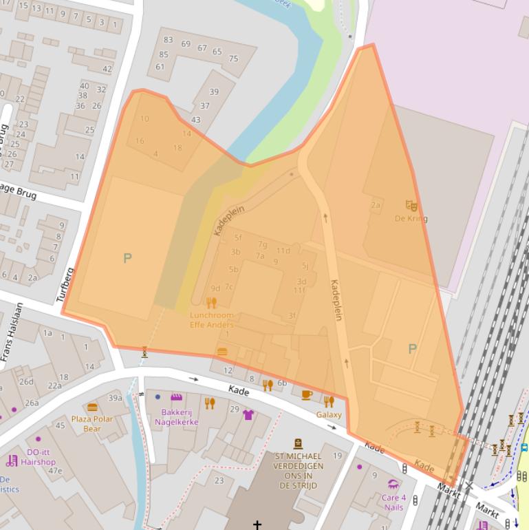 Kaart van postcodegebied 4703GB.