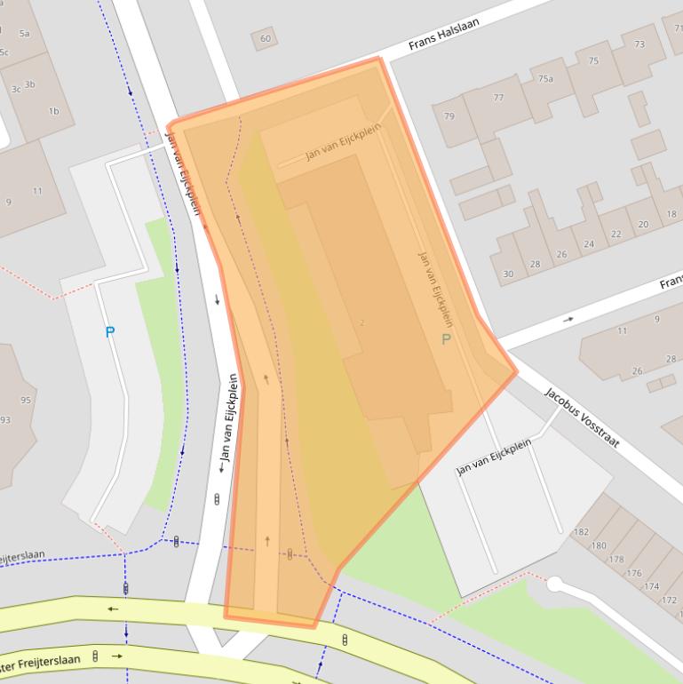 Kaart van postcodegebied 4703GV.