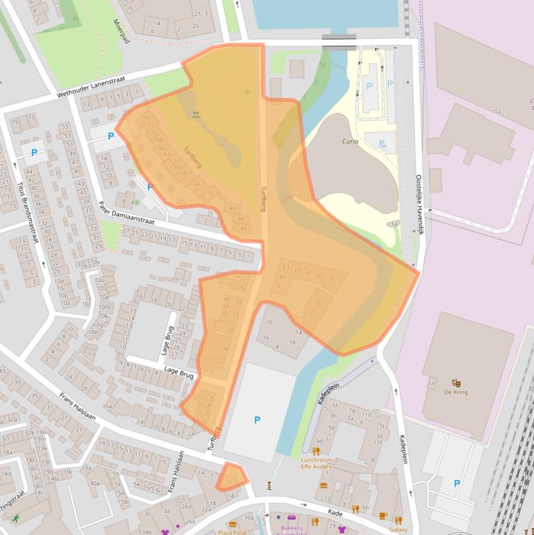 Kaart van postcodegebied 4703HA.