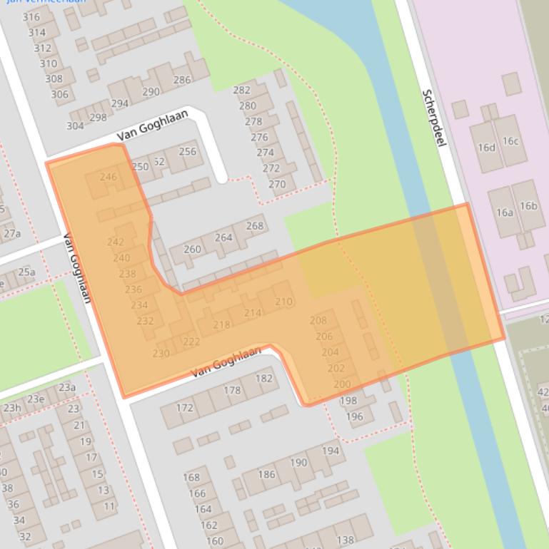 Kaart van postcodegebied 4703JG.