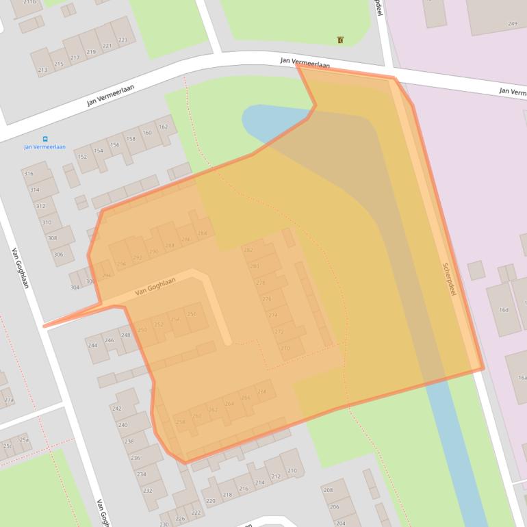 Kaart van postcodegebied 4703JH.