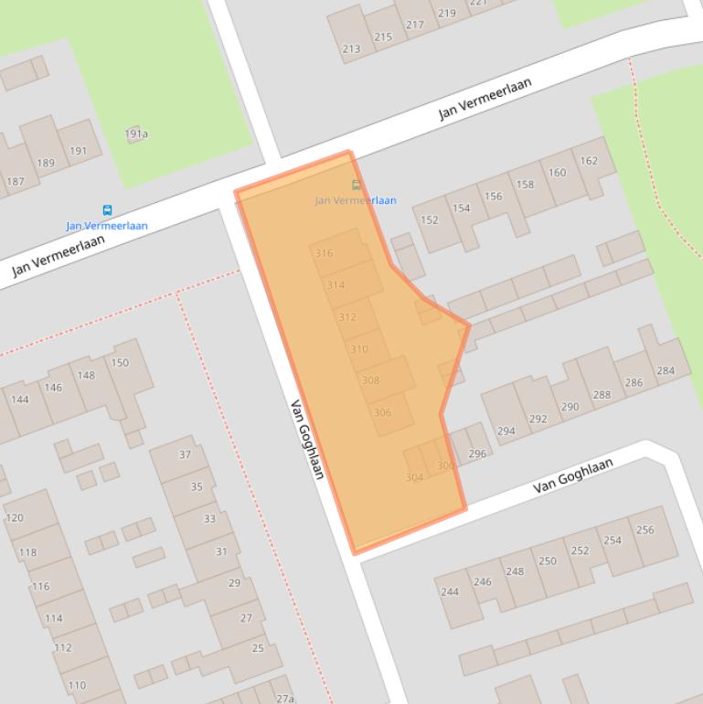 Kaart van postcodegebied 4703JJ.