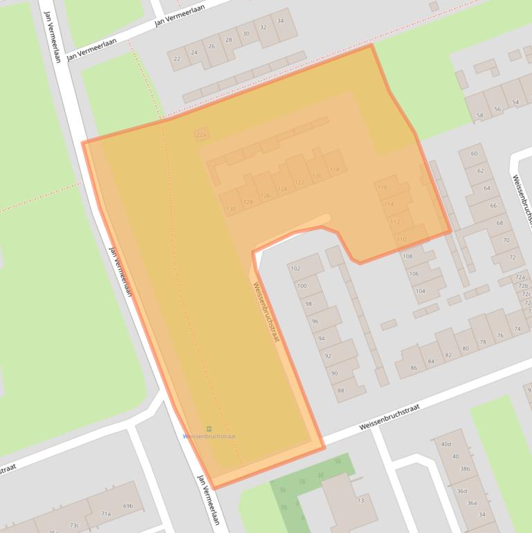 Kaart van postcodegebied 4703JZ.