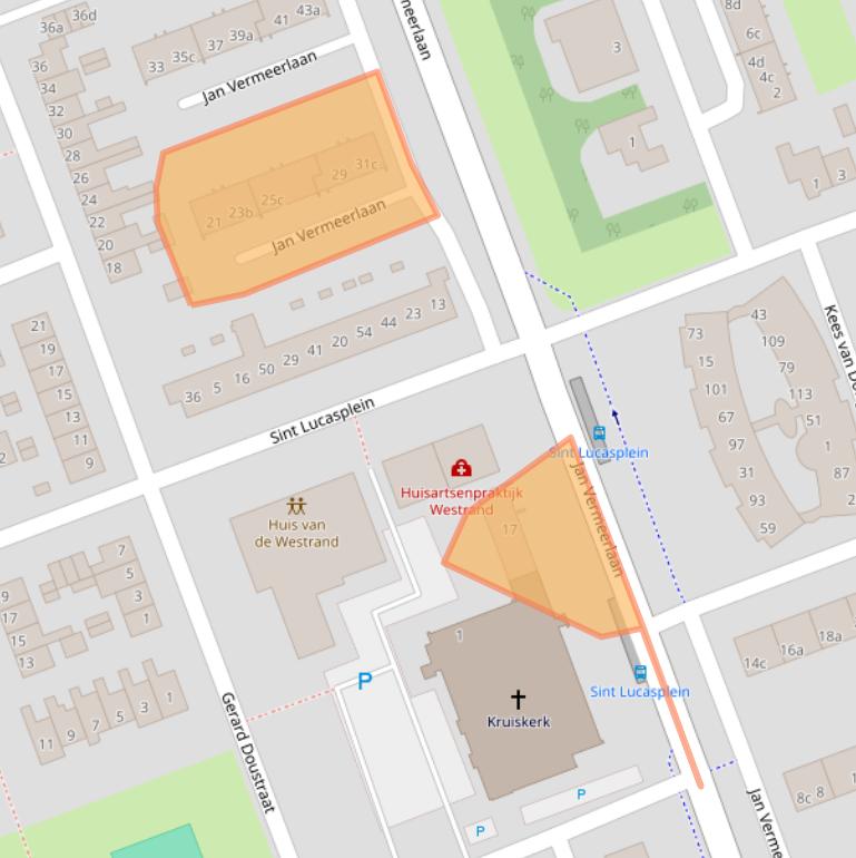 Kaart van postcodegebied 4703KB.