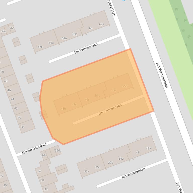 Kaart van postcodegebied 4703KD.