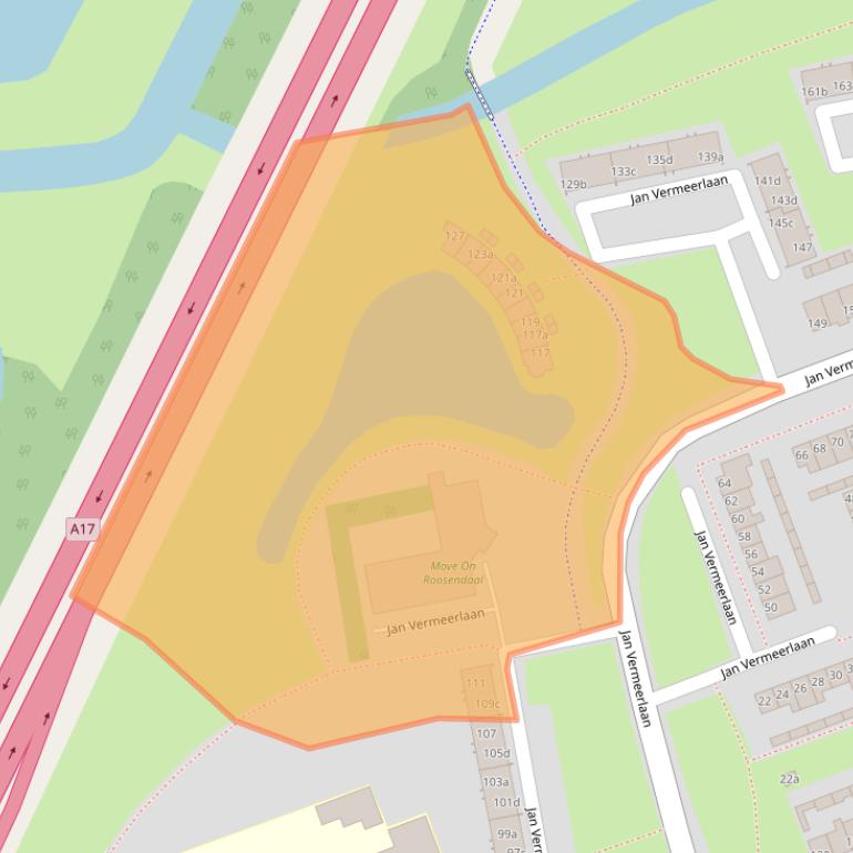 Kaart van postcodegebied 4703KK.