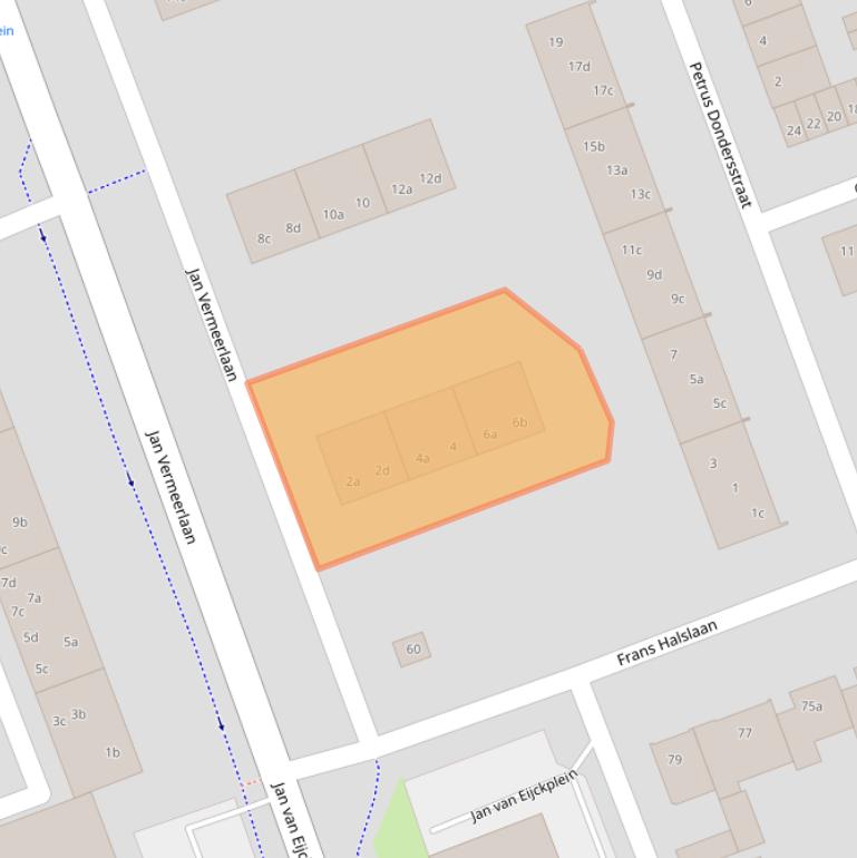 Kaart van postcodegebied 4703KX.