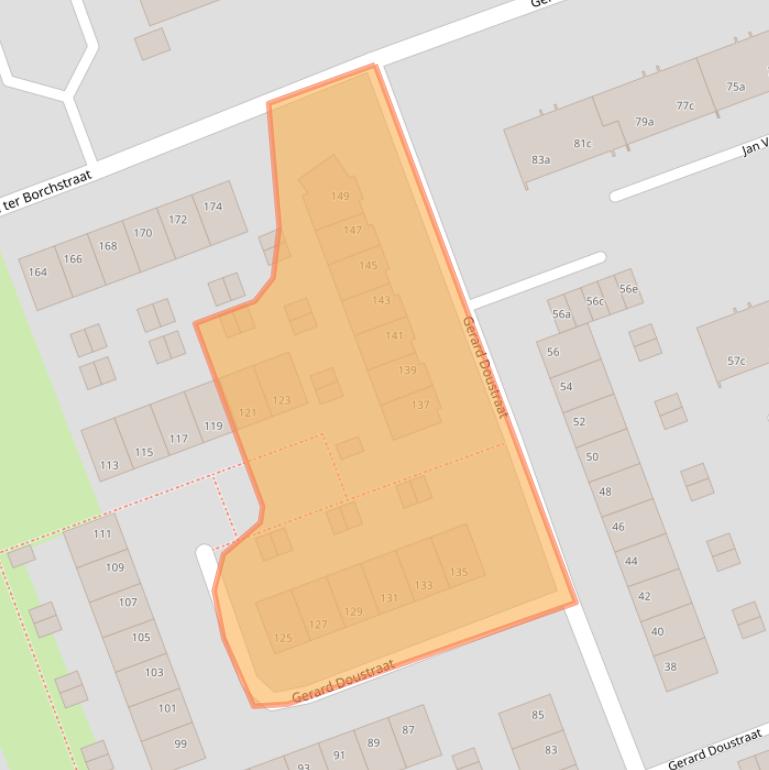 Kaart van postcodegebied 4703LL.