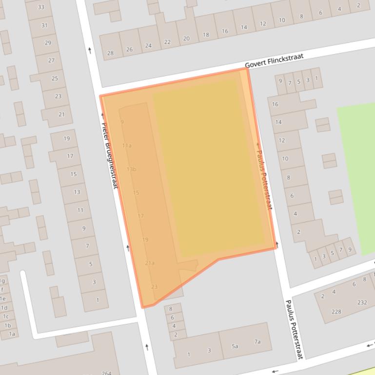 Kaart van postcodegebied 4703LR.