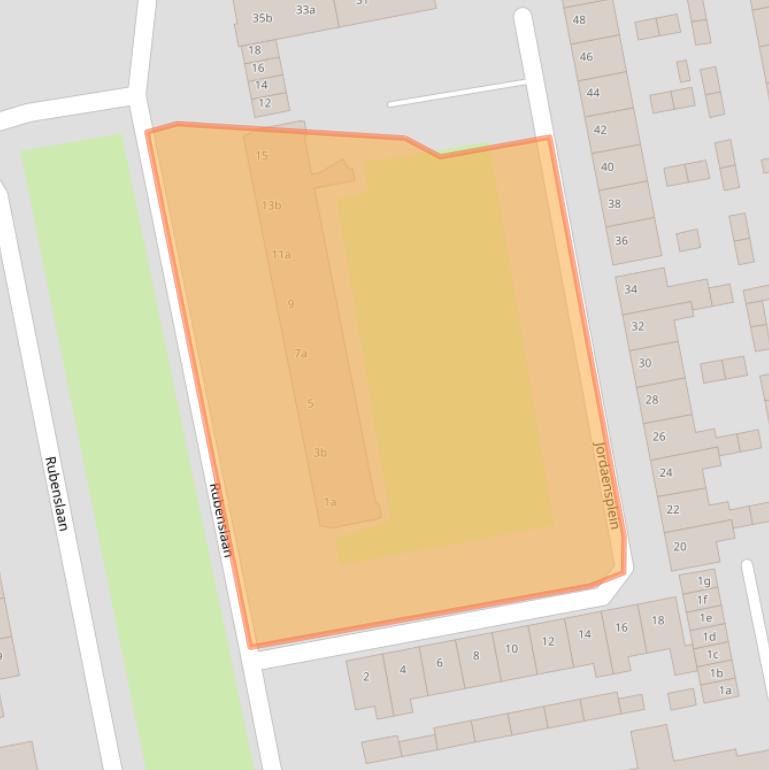 Kaart van postcodegebied 4703LW.