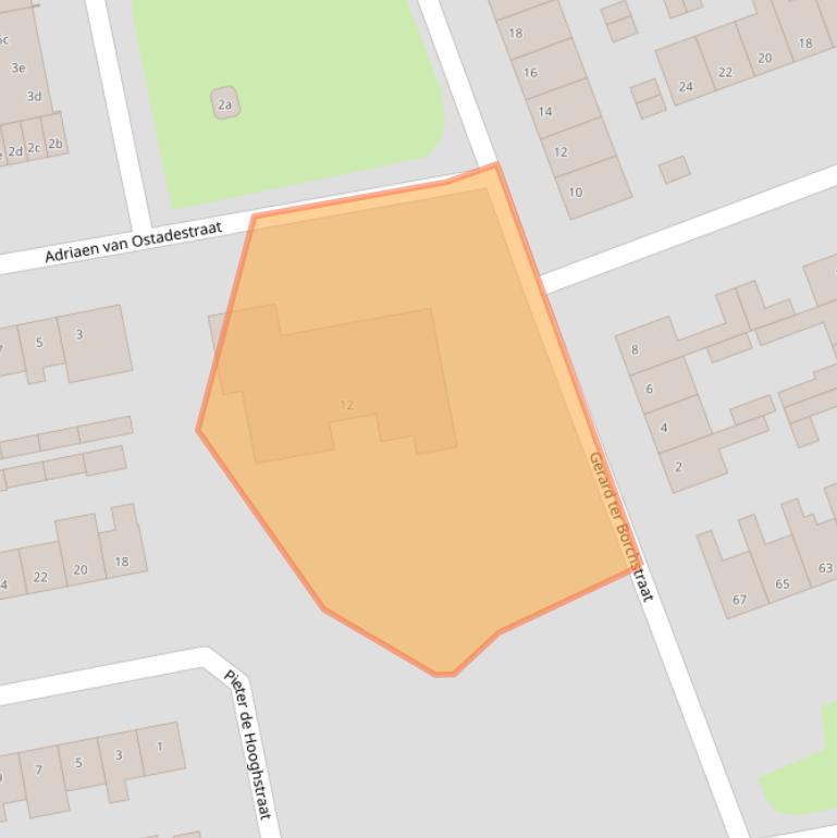 Kaart van postcodegebied 4703LZ.