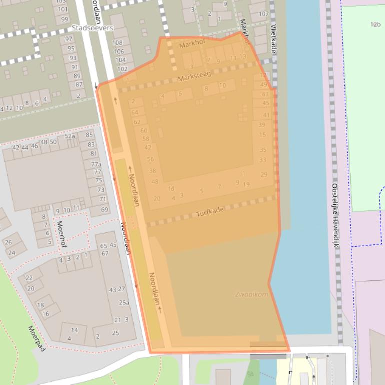 Kaart van postcodegebied 4703MG.