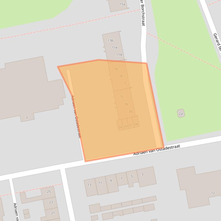 Kaart van postcodegebied 4703NH.