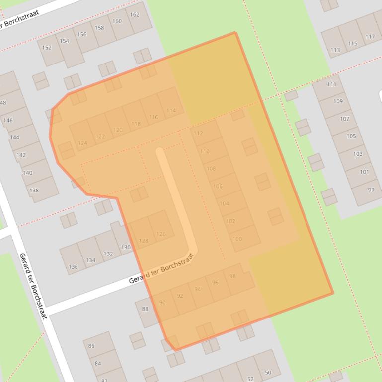 Kaart van postcodegebied 4703NP.