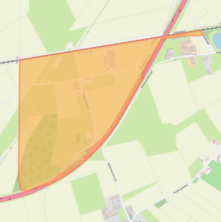 Kaart van postcodegebied 4703SB.