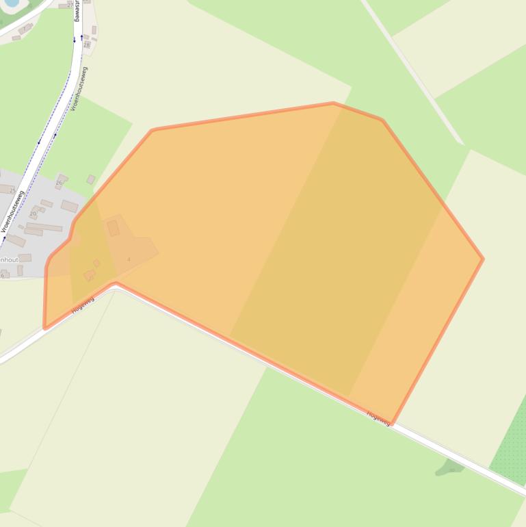 Kaart van postcodegebied 4703SV.