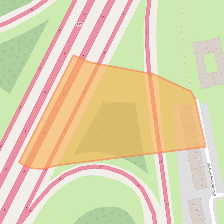 Kaart van postcodegebied 4703VD.