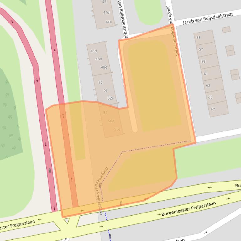 Kaart van postcodegebied 4703VH.