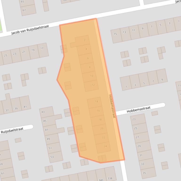 Kaart van postcodegebied 4703VK.