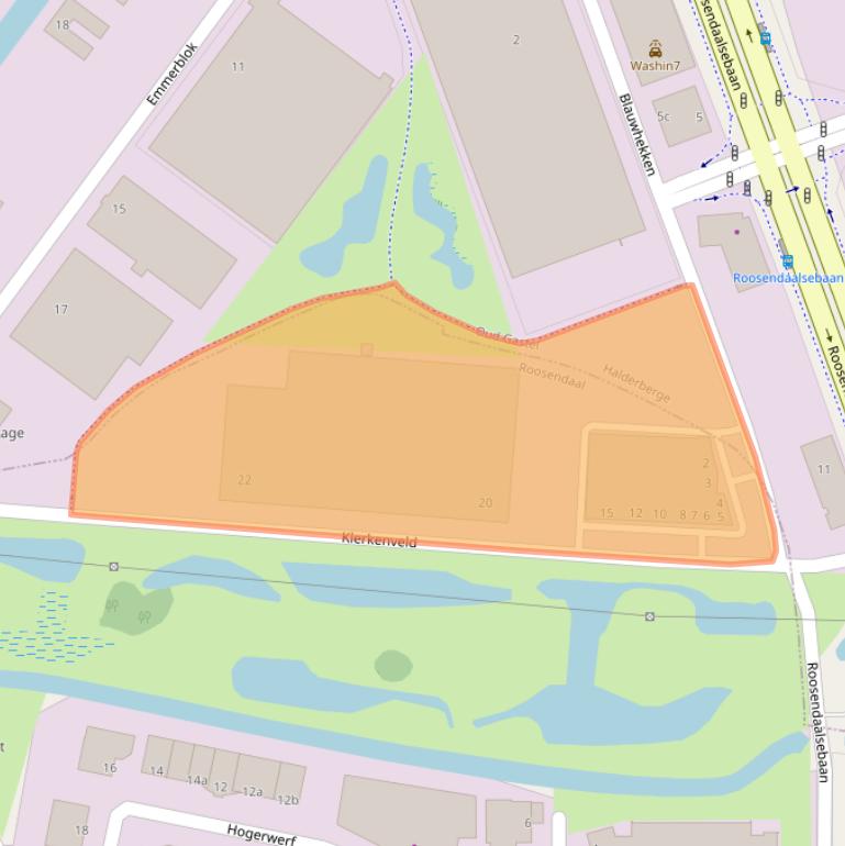 Kaart van postcodegebied 4704SV.