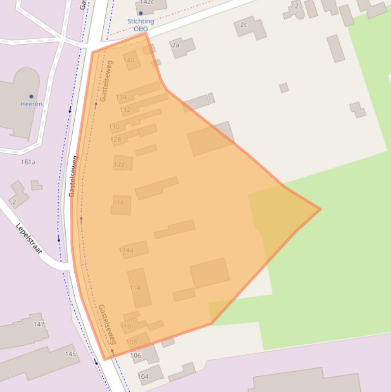 Kaart van postcodegebied 4705AD.