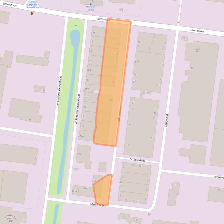 Kaart van postcodegebied 4705RJ.