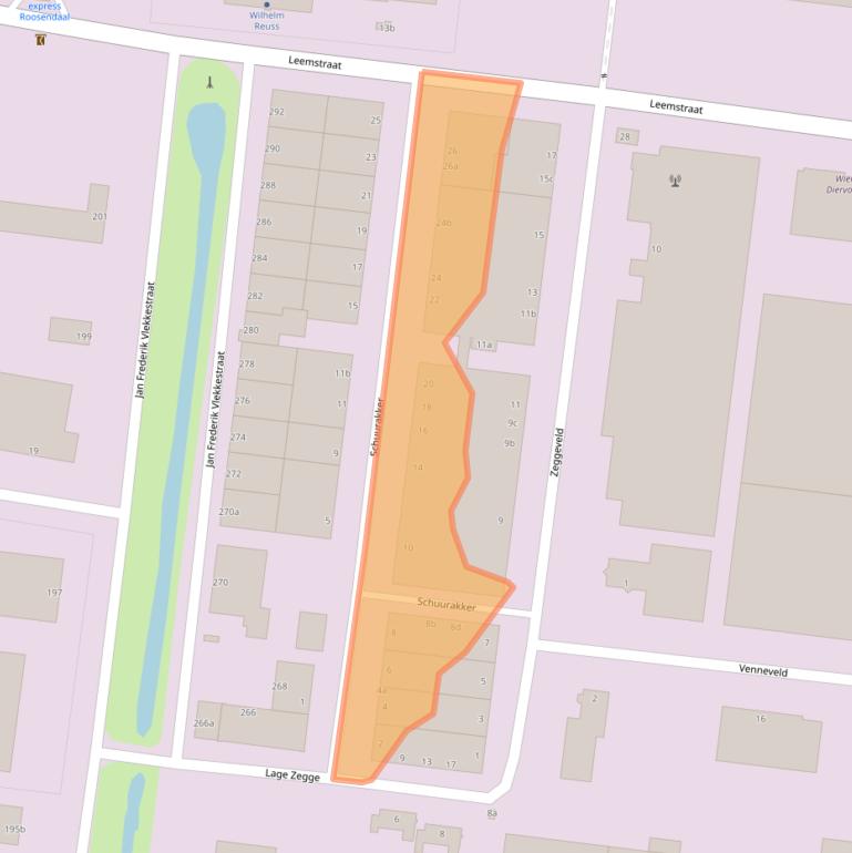 Kaart van postcodegebied 4705RK.