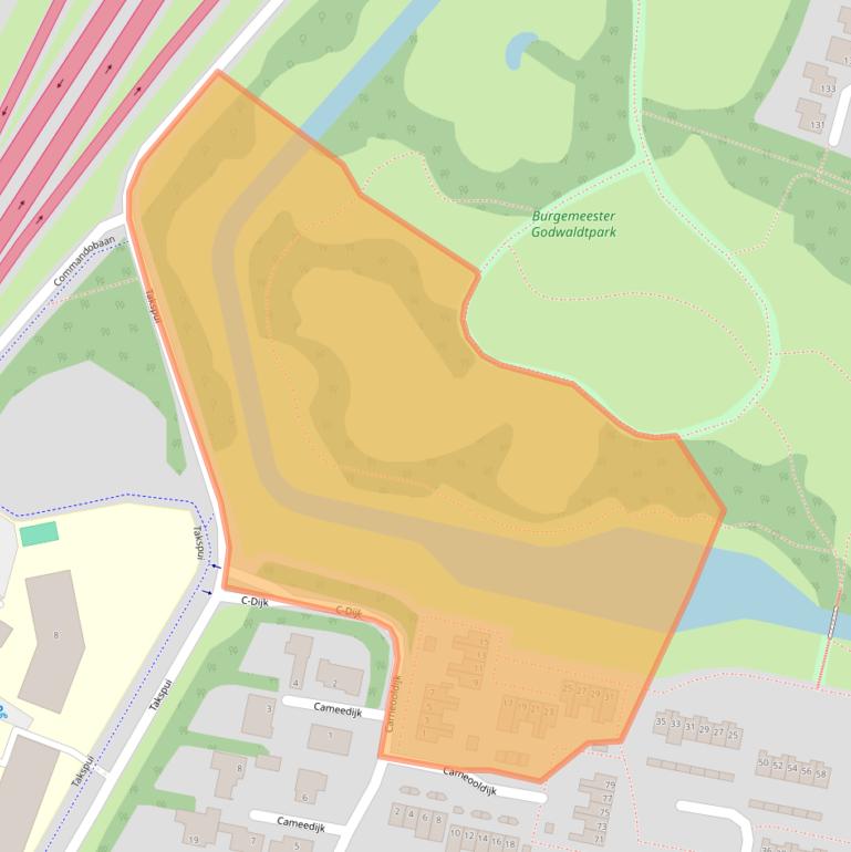 Kaart van postcodegebied 4706EK.