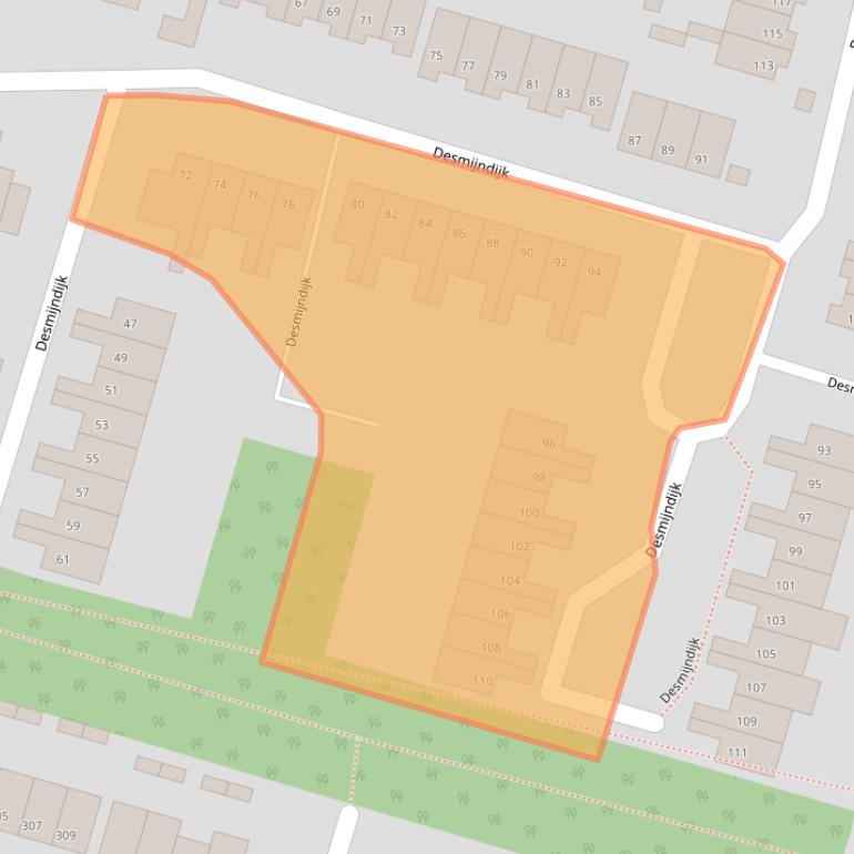 Kaart van postcodegebied 4706GM.