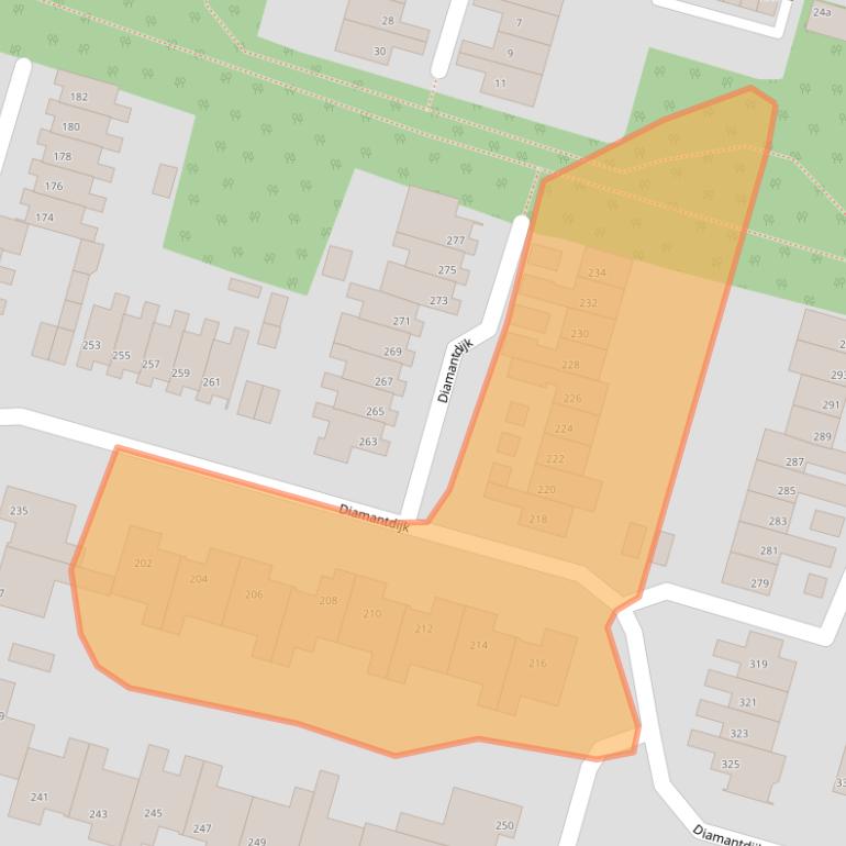 Kaart van postcodegebied 4706HH.