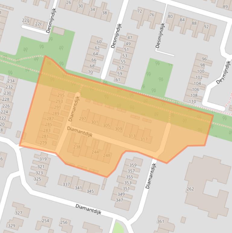 Kaart van postcodegebied 4706HK.